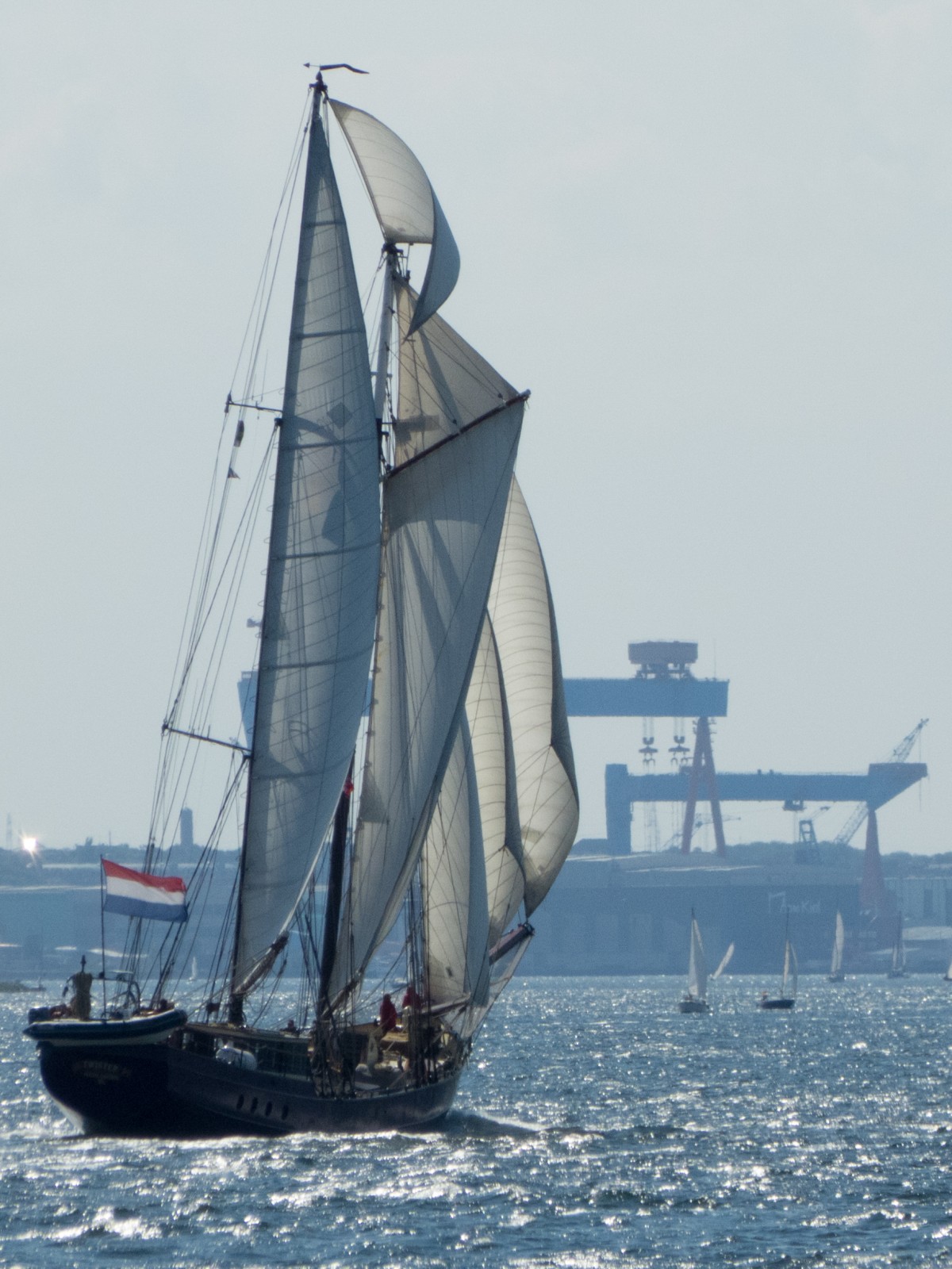 Traditionssegler Twister auf der Kieler Förde